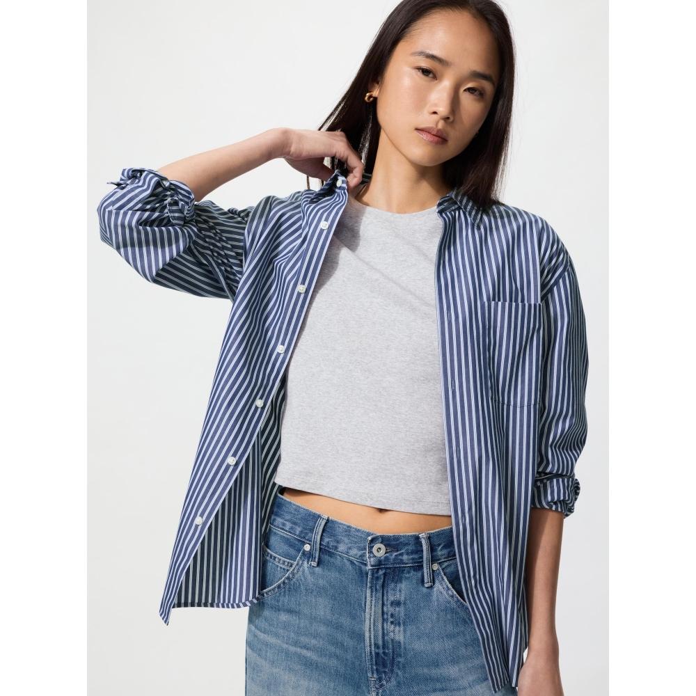 Uniqlo Japan Broad Shirt Stripes Regular Color