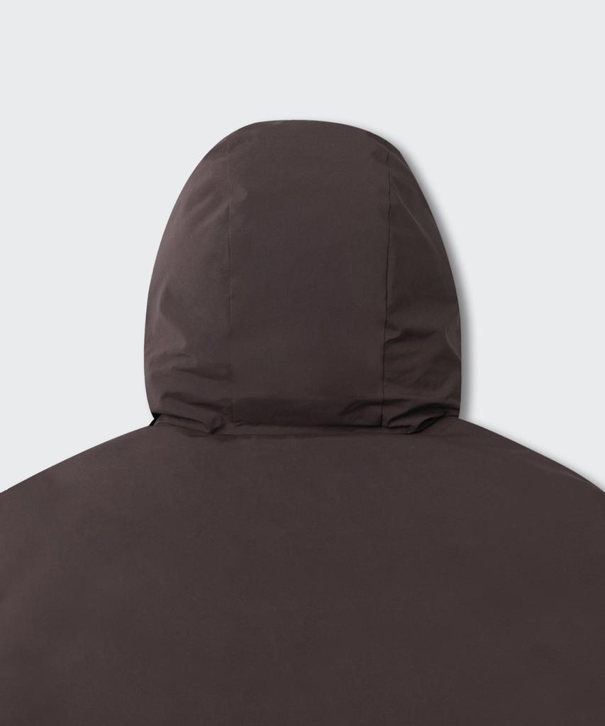 Musinsa Standard Minimal Hooded Down Short Padded Jacket [Baroque Brown]