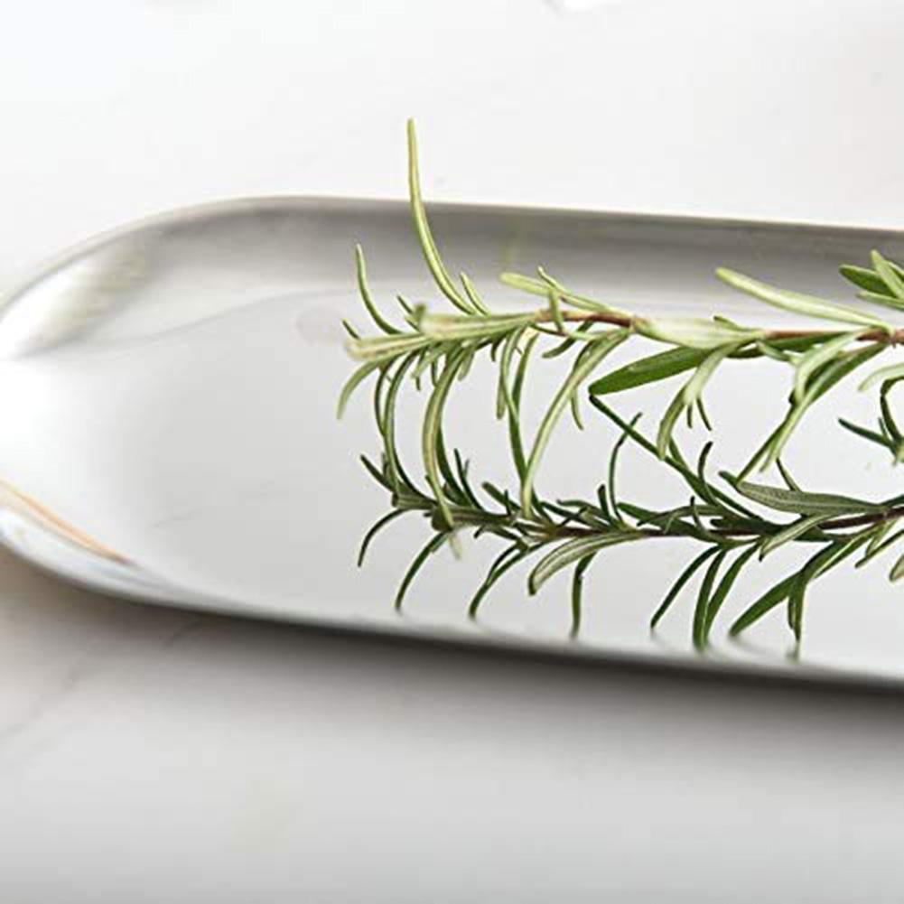 Chic Oval Stainless Steel Tray for Displaying Perfumes and Accessories