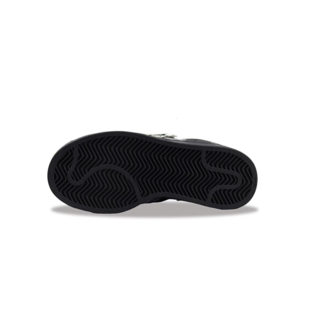 adidas Originals Superstar 2 Abrasion Resistant Abrasion Resistant Low Top Skateboard Shoes Unisex Black Silver JI0079(Team840-1)