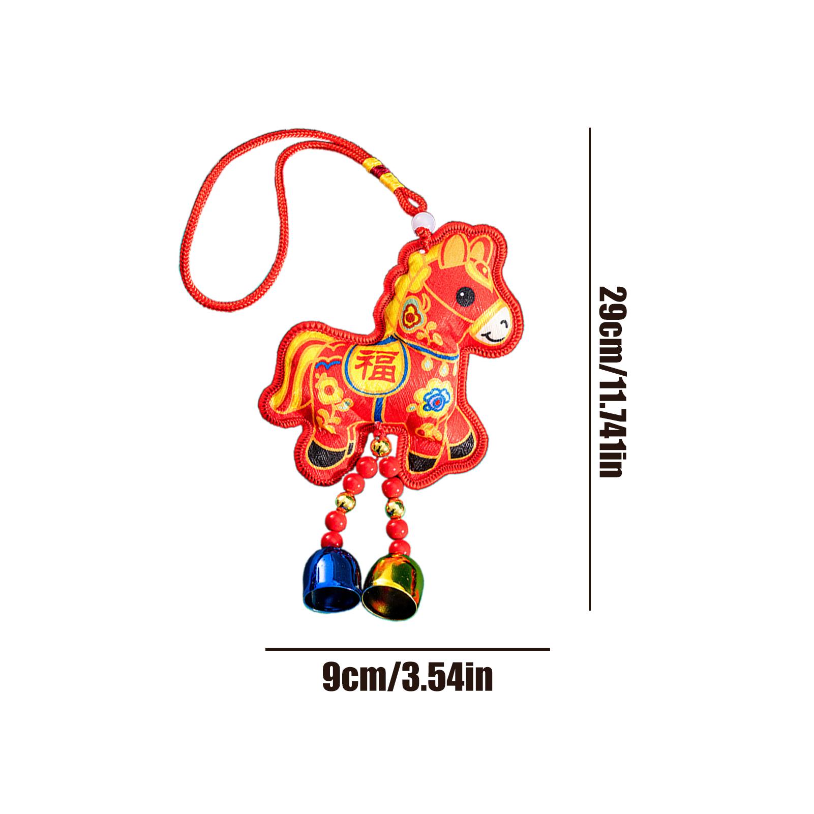 

2026 Год Лошади Вышитая лошадь Талисман Подвеска Новогодний Спутник Подарок Счастливый Ароматный Мешочек Украшение для Ароматного Мешочка