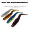 Supercontinent Worm Bait Soft Bait Tanta 5.5Cm Fishing Lures Smell With Salts Soft Silicone Fishing Lure