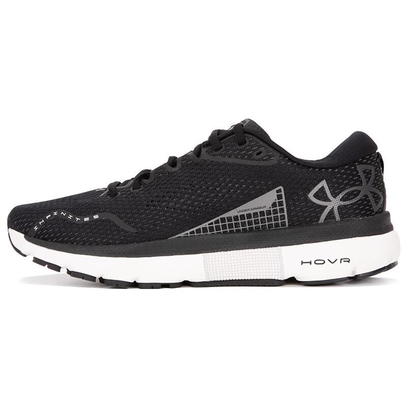Under Armour HOVR Infinite 5 Running Shoes Black White 3026545-006 44