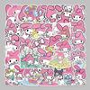 Cartoon Rabbit Melody Stickers: 50 Sheets for Notebooks, Journals, Suitcases, and Cars