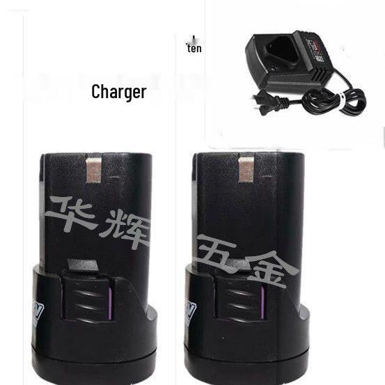 12V Large Capacity Universal Lithium Battery for Pistol Drills with Charger