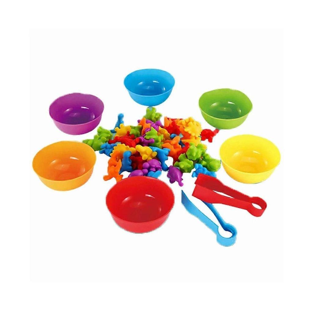 Counting Dinosaur Toys Sorting Toy Matching Game Early Counting Educational Toys