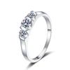 S925 Sterling Silver Moissanite Wave Design Ring for Women