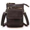Waist Belt Hip Shoulder Genuine Waist Leather Cell Storage Pouch, Pouch, Men's Bag, Bag, Leather, 3-Way, Small, Unisex, Pouch, Bag, Pouch,