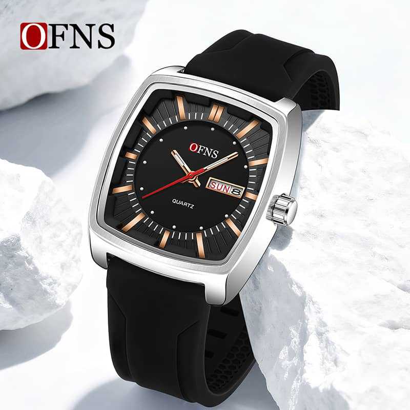 Luxury Men Watch Classic Red Green Dial Men's Quartz Wristwatch Sliver Calendar Male Reloj Stainless Steel Man Clock