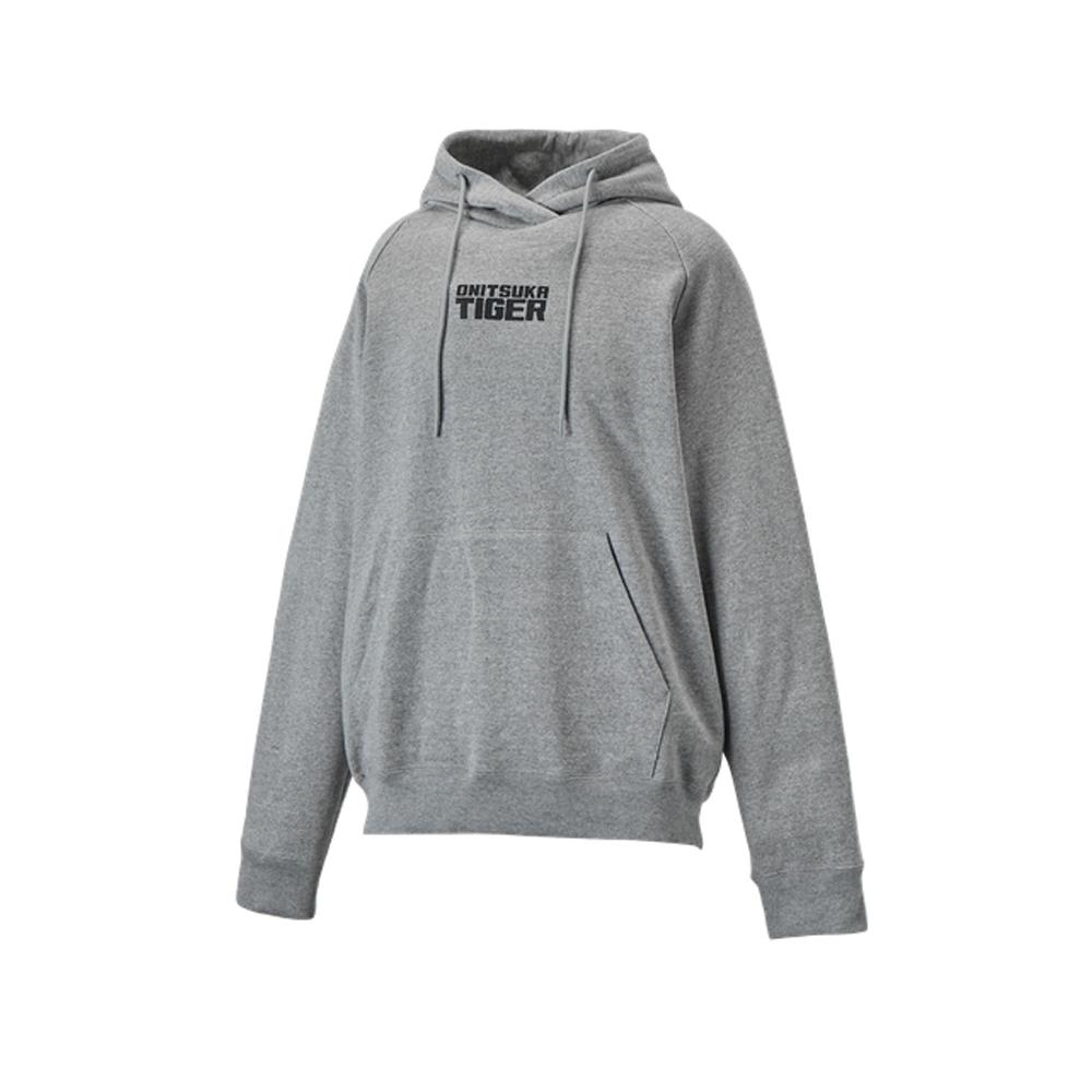 Onitsuka Tiger Fashion Casual Comfortable Versatile Sweatshirt Unisex sweatshirt Flower-Gray 2183B279-021