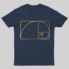 Fibonacci Spiral Geek Graphic T-Shirt