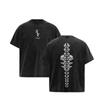 Cyberpunk Edgerunners David Martinez Acid Washed Cotton T-shirt