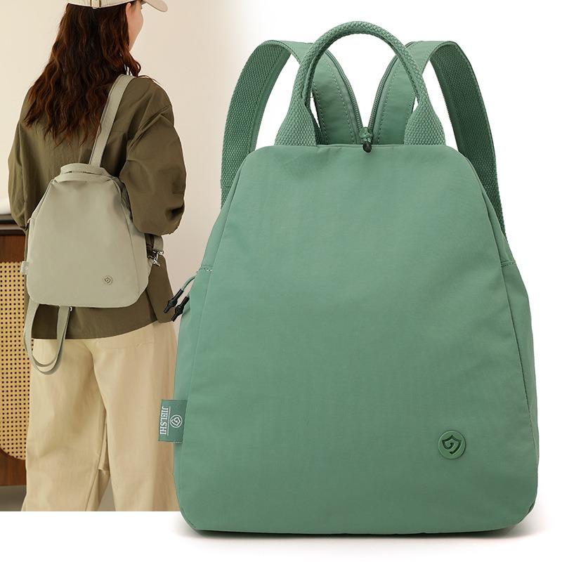 Trend literary and artistic lightweight shoulder bag minimalist style new nylon bag women's casual lightweight messenger bag