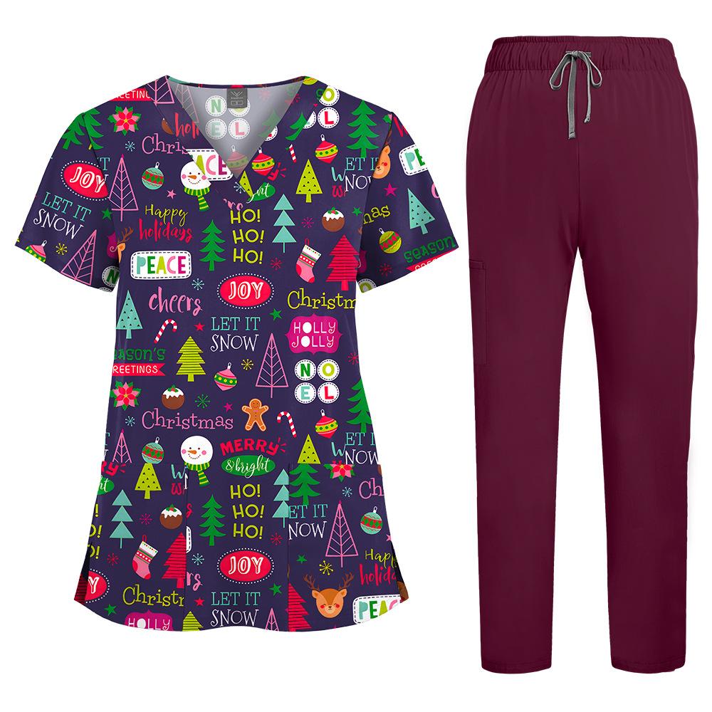 Ιατρικά Ρούχα Νοσοκομείου Κοντομάνικο Ομοιόμορφο Ομορφιάς Φόρμα Τρεξίματος Γιατρού Ρούχο Εργασίας Ιατρικό Χειρουργικό Πολύχρωμο Ομοιόμορφο Unisex