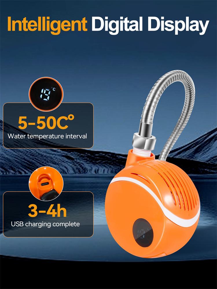 Portable Outdoor Shower Set,Camping Shower Pump RV Outdoor Shower Kit Camp Shower 2000MAH Lithium Battery Shower Kit