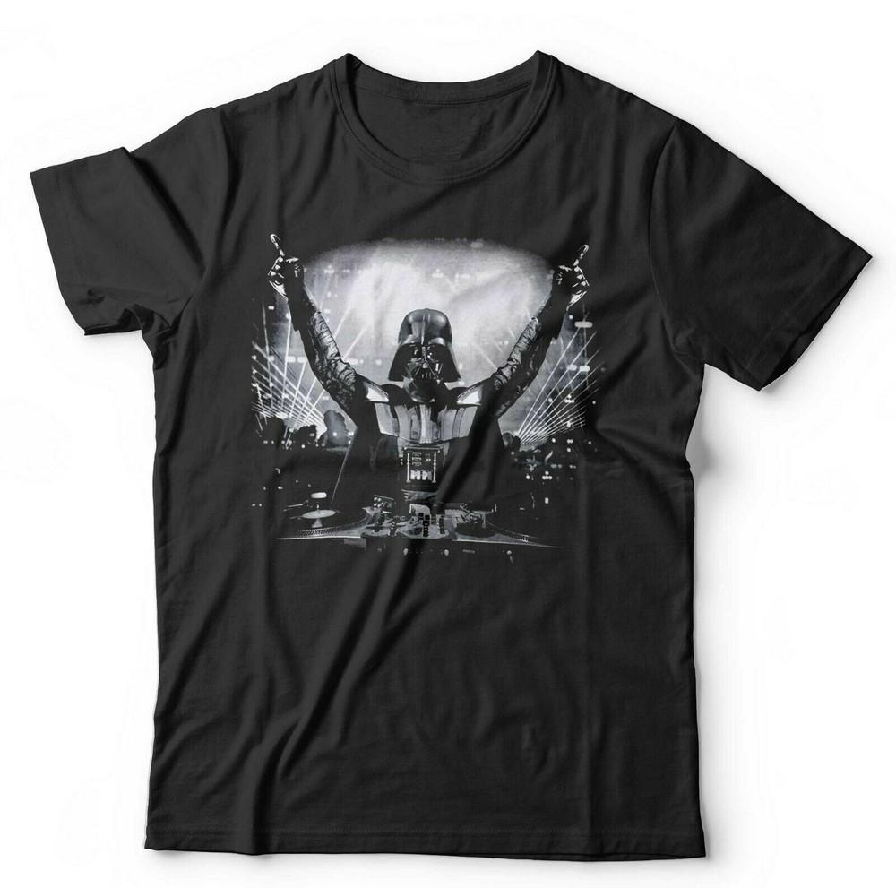 Darth Vader DJ Tshirt Unisex and Kids - Space Music Vinyl Sith Turntable Decks