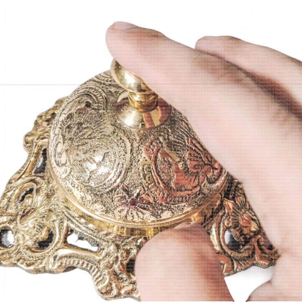 Großes Büro Messing Schreibtisch Klingel Einzigartig Vintage Nautisch Antik Hotelrezeption Dekorative Handglocken Geschenke für Papa Weihnachtsdeko