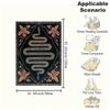 "Bohemian Snake Wall Art: Boho Decor with Flowers"Blanket Flannel Throw Blanket for Sofa, Bed, Travel, Camping, Office, Couch, Chair, And Be