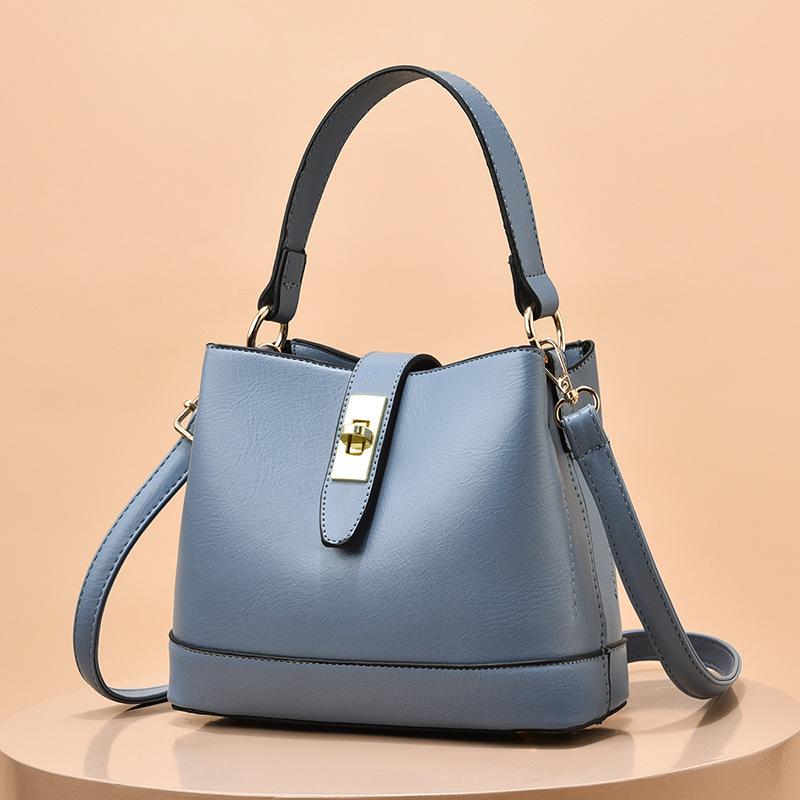 Women's Bag New Simple Winter Korean Fashion Women's Bag Single Shoulder Crossbody Bucket Bag