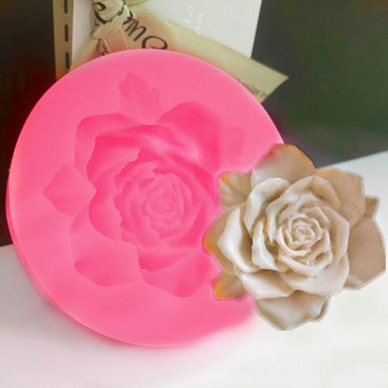 Rose Flower Silicone Fondant Cake Chocolate Sugar Craft Mold Cutter Baking Tool