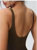 Tuta da yoga modellante Kardashian color carne - Completo fitness intero