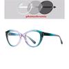 Leopard Frame Round Presbyopic Glasses Women Fashion TR90 Farsightedness Spectacles 0 To +6 0