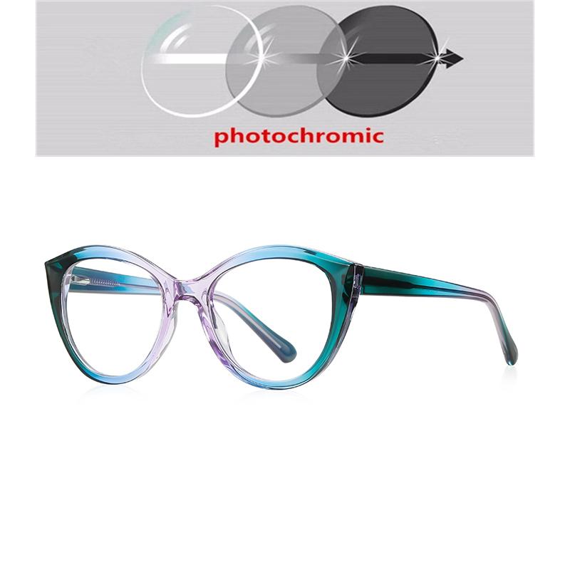Leopard Frame Round Presbyopic Glasses Women Fashion TR90 Farsightedness Spectacles 0 To +6 0