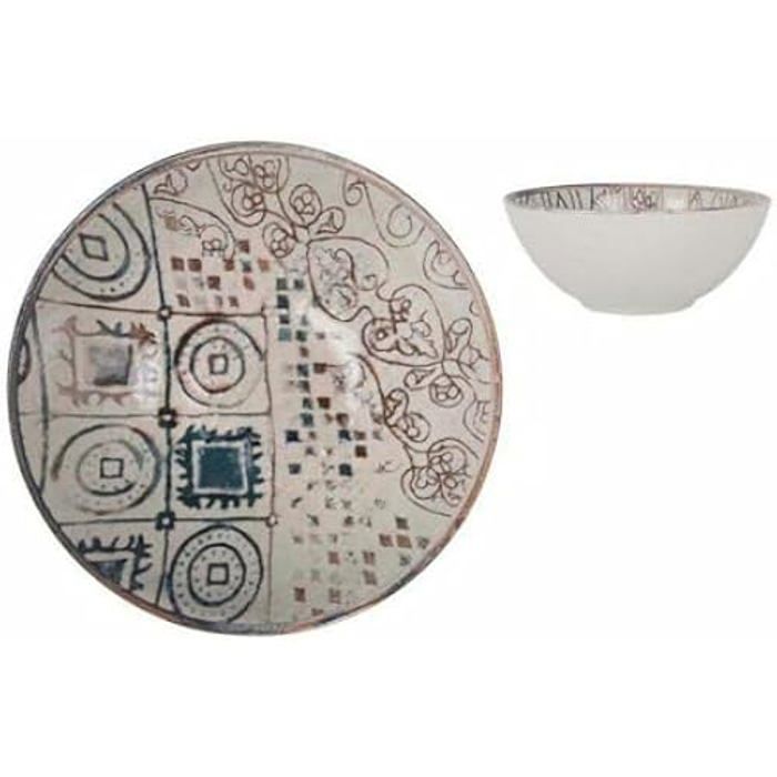 Bol - LA MEDITERRÁNEA - Grèce - Porcelaine - Multicolore - Ø 16 cm