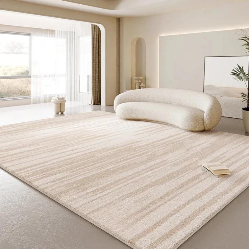 Light Luxury Living Room Decoration Carpet Large Area Rugs for Bedroom Fluffy Plush Bedside Floor Mat Thick Anti-slip Lounge Rug