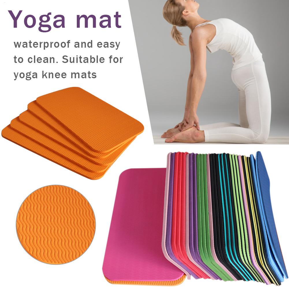 Esterilla de yoga placa de fitness para el hogar soporte esterilla de ejercicio tpe engrosamiento deportivo antideslizante rodillera de rodillas Soporte para dar forma al fitness
