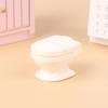 1:12 Dolls Accessories Vintage Dollhouse Furniture Bathroom Modeling White Toilet Doll House Miniature Baby Pretend Toys