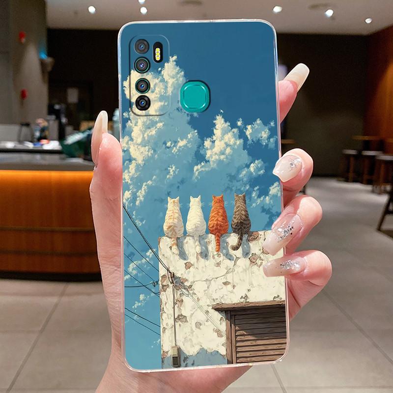 Casing For Tecno Spark 5 Pro Case Silicone Cover Aesthetic Luxury Cute Cool Boys Girls Pattern Transparent Protective Phone Case