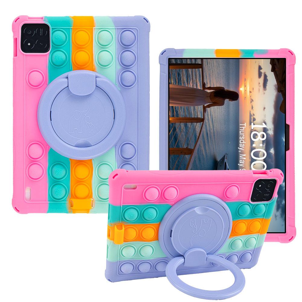 Für Xiaomi Pad 7 Hülle 11,2 Zoll 360 Drehbarer Silikon Ständer Hülle Für Xiaomi Pad 7Pro Mi Pad 7 Weich Kinder Sicher Funda