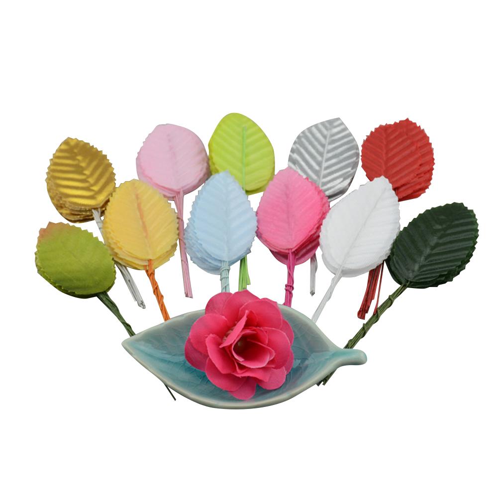 10pcs Fake Leaf Bouquet Simulation Plant Home Decoration Shooting Props Diy Handmade Garland Accessories