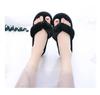 Women's 2022 Autumn/Winter Toe-Clip Fluffy Slippers: Korean Style Indoor/Outdoor Flip-Flops, Plus Size Available.