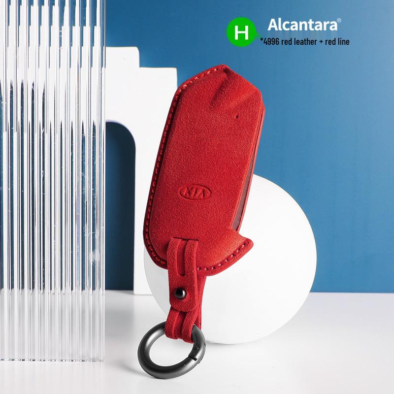 Kia K5/KX3/K2/K3 Alcantara Suede Key Case