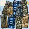 Kryt na telefon pro Samsung Galaxy S25 S24 S23 iPhone 16 15 Xiaomi Redmi Note 14 13 12 16E X 11 Pro Max Moto Huawei Camo Vojenský Armádní Kamufláž Umělecký Kryt