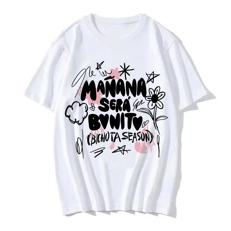 

Футболка Tomorrow Sera Nice Karol G Футболка Женская Комикс Y2K Уличная Одежда Топ Женский 2000-е Футболка Харадзюку Аниме Одежда Футболка 4XL