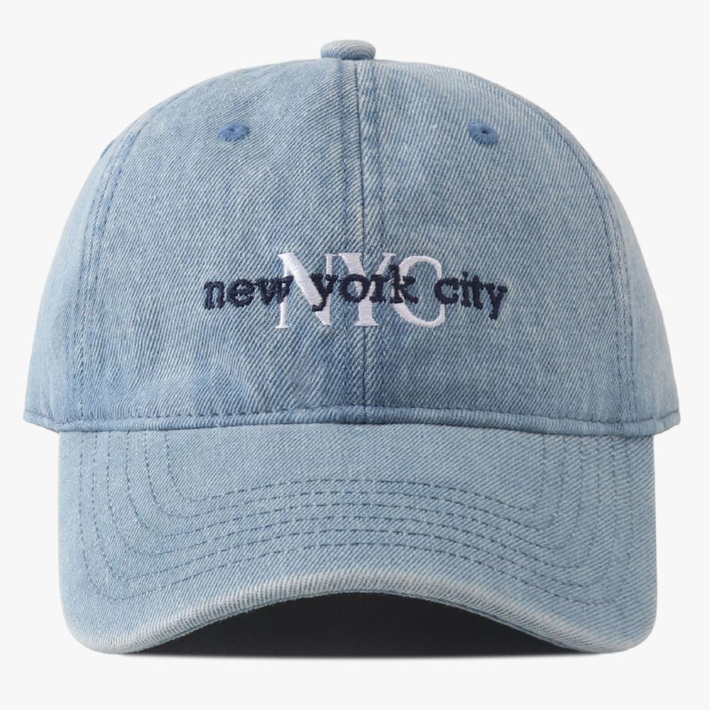 

Unisex NYC Letter Embroidery Denim Baseball Cap Adjustable Outdoor Sunscreen Leisure Snapback Hats for Women Men Casquette Adjustable синий
