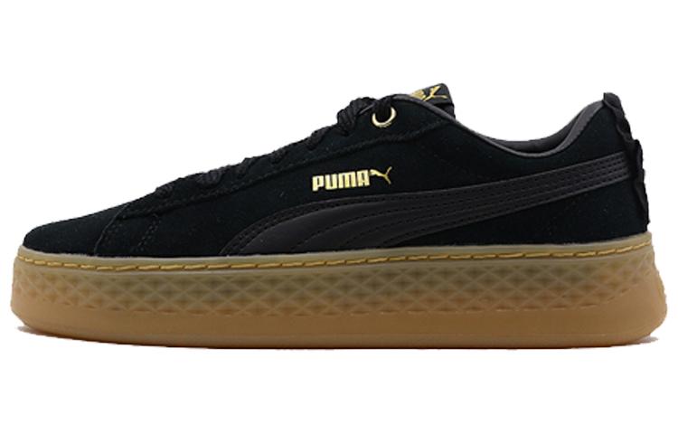 PUMA Suede Platform Elemental Steel Grey Black Gold Women s 366928-01 38.5