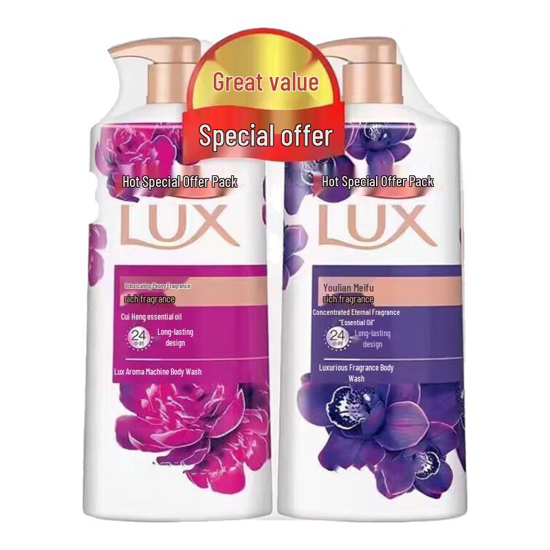 

Lux Long-Lasting Fragrance Body Wash Set, Enchanting Lotus & Peony