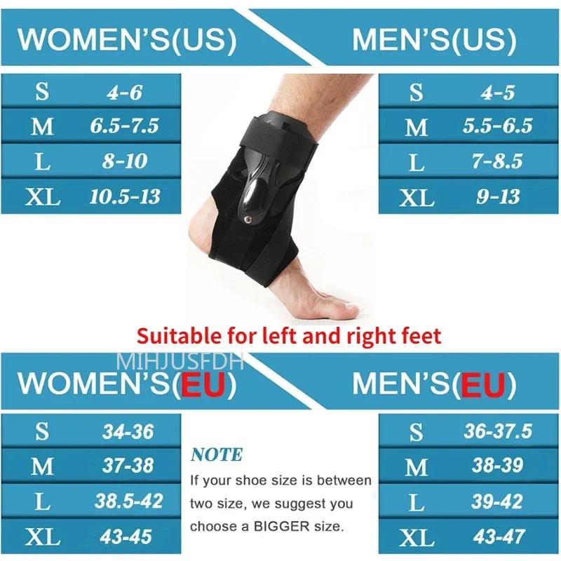 Ankle Brace for Sprained Ankle Support with Side Stabilizers for Men Women Ankle Splint Stabilizer Recovery Tendonitis