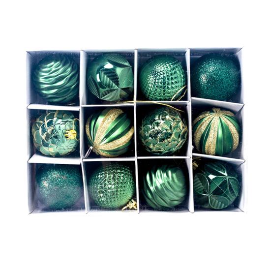 Christmas Hanging Balls Durable Exquisite Lightweight Xmas Baubles Ornaments Christmas Tree Party Home Hanging Decoration Christmas Decor Balls