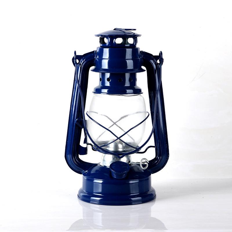 Eisen Vintage Petroleumlampe Laterne Camping Tragbare Lampe Topplicht Retro Öllampe