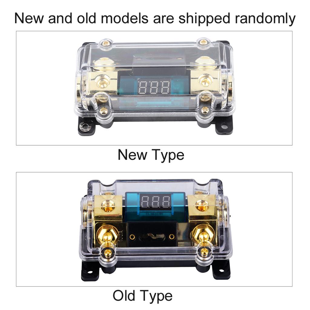 Siguranță Digitală 24V 100A pentru Audio Auto, Suport Bloc de Distribuție cu Afișaj LCD