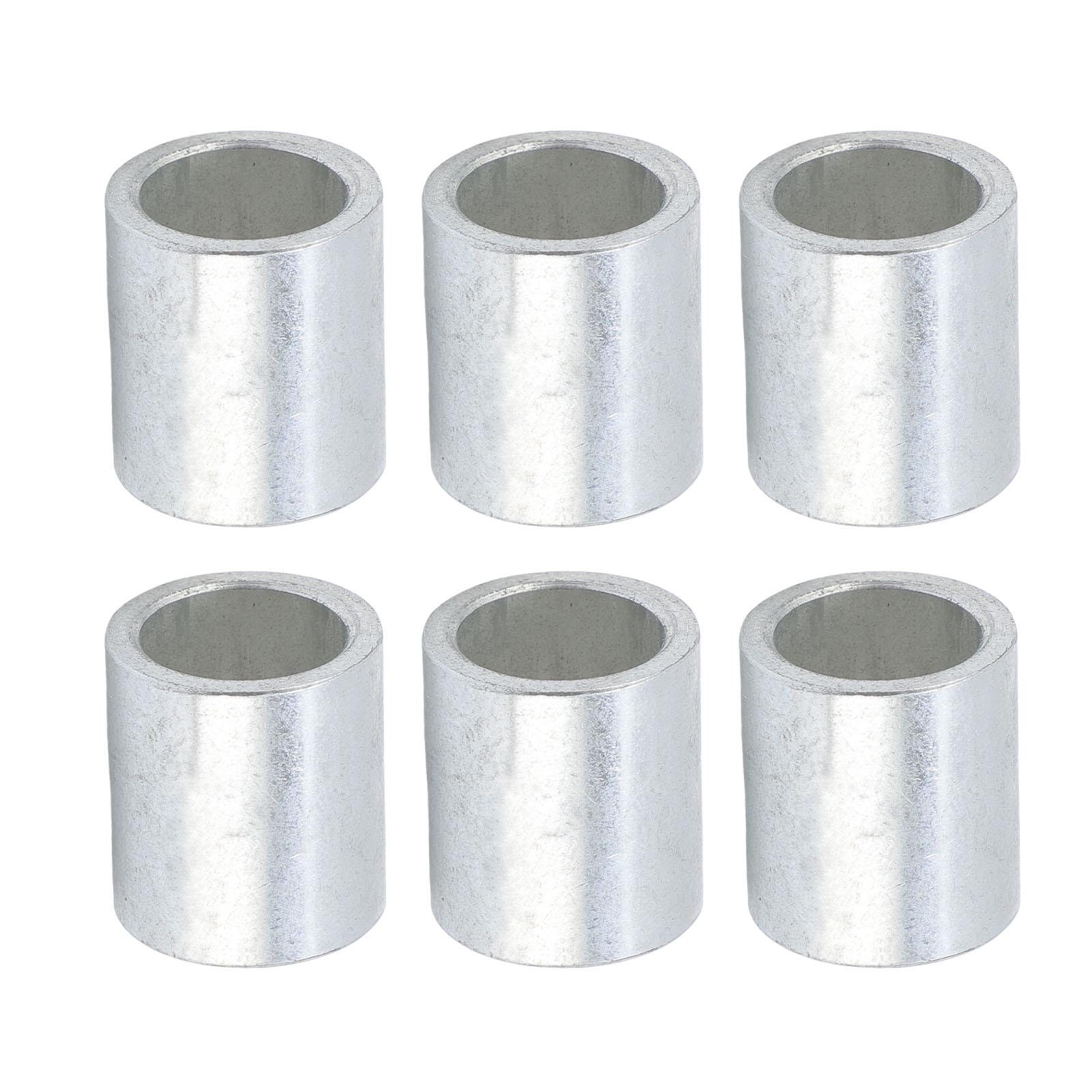Igeteck 6Pcs Front Wheel Axle Bearing Sleeve Replacement For Xiaomi Mi4 Ultra Electric Scooter M12x18x16mm Steel Front Wheel