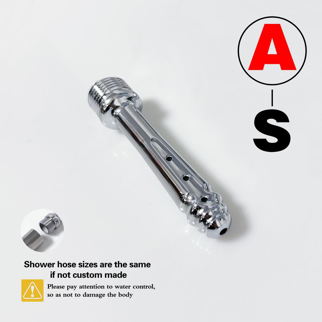 ABS anal vaginal douche butt flush Conversion head for outdoor use Butt plug multi-function enema plug-in shower sex toys