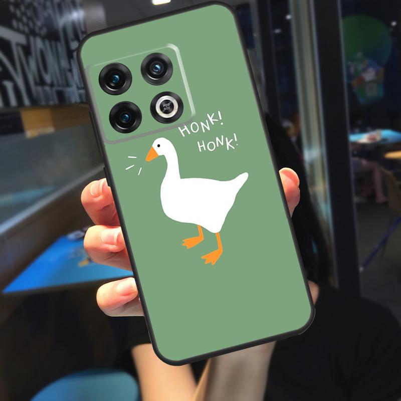 Cartoon Cute Goose Game Funda For OnePlus 13R 13 12 R 11 9 10 Pro 8T 9RT 10T OnePlus Nord CE 4 2 3 Lite N20 N30 Case