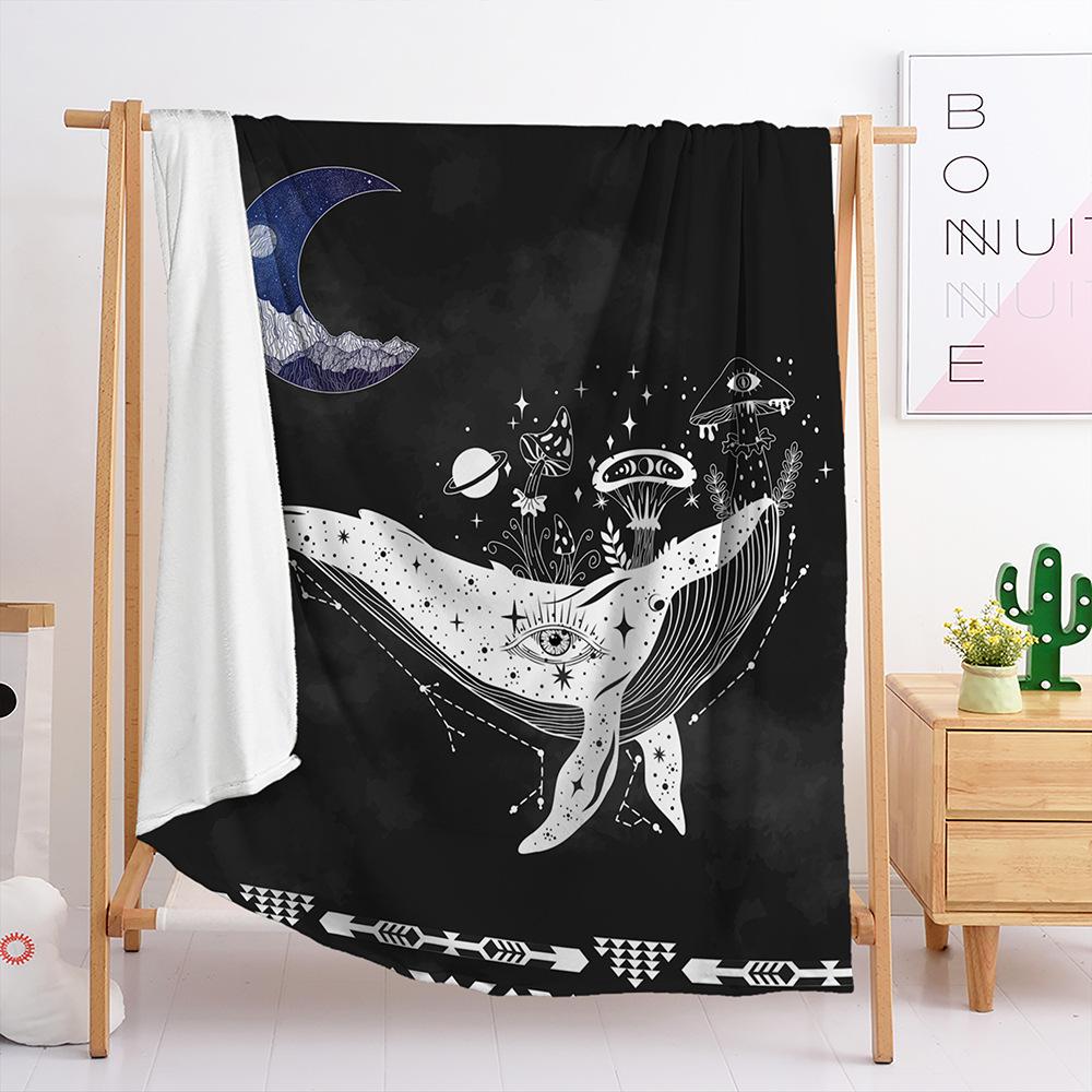 Decke Flanelldecke Meerestiere 3D Digitaldruckdecke Decke