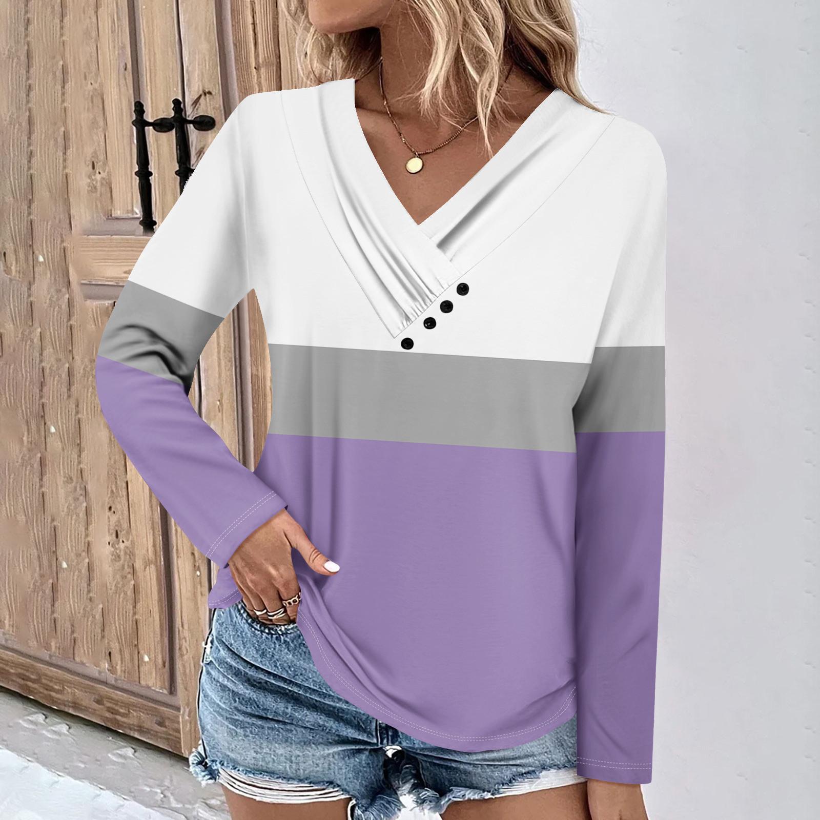 Блузки с длинным рукавом для женщин — фото 15